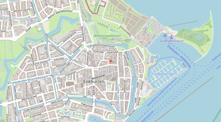 Kaart van de omgeving van de melding