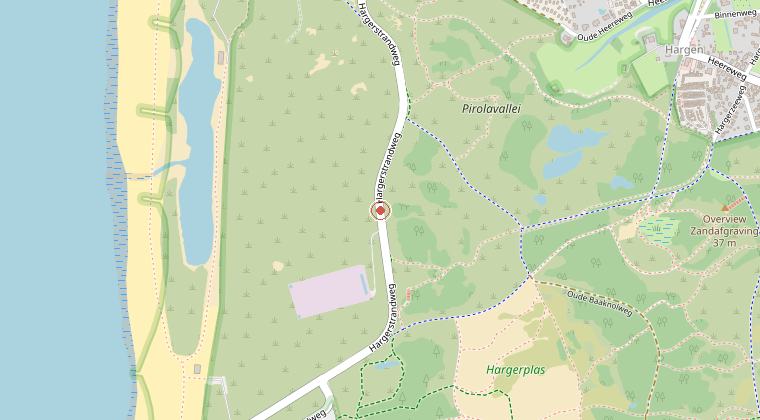 Kaart van de omgeving van de melding