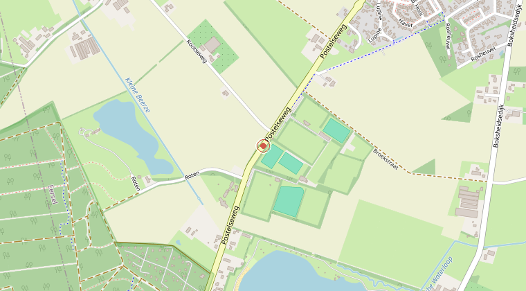 Kaart van de omgeving van de melding