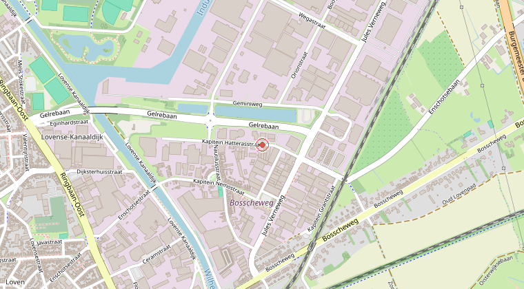 Kaart van de omgeving van de melding
