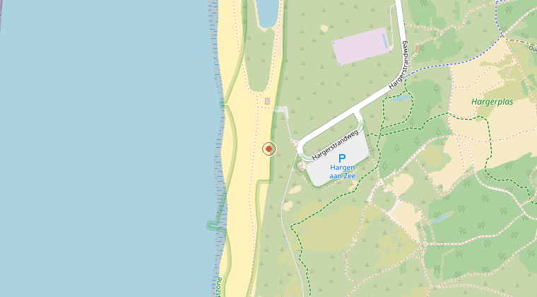 Kaart van de omgeving van de melding