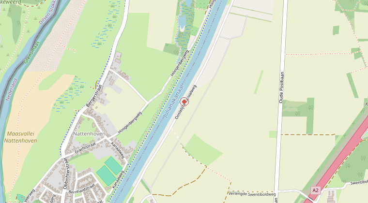 Kaart van de omgeving van de melding