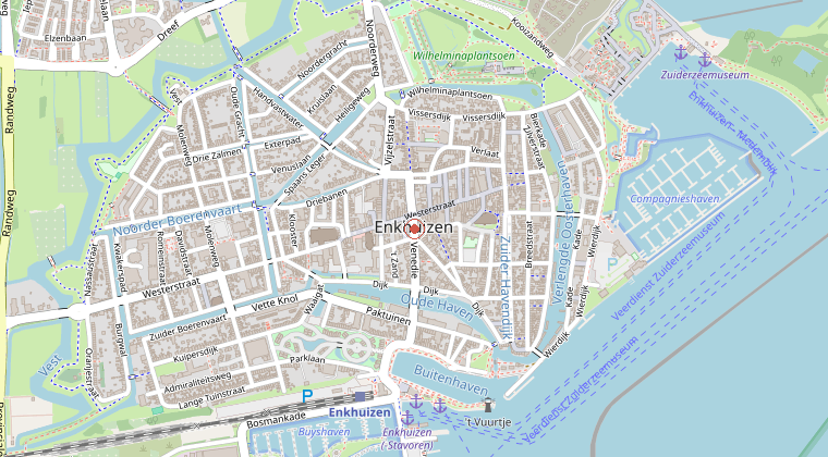 Kaart van de omgeving van de melding