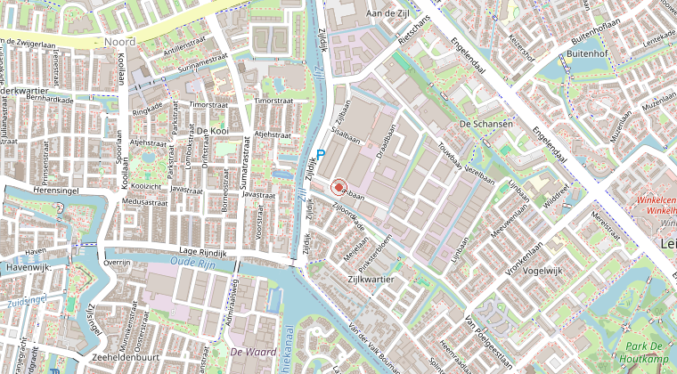 Kaart van de omgeving van de melding