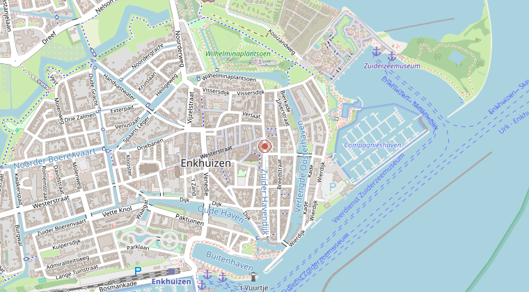 Kaart van de omgeving van de melding