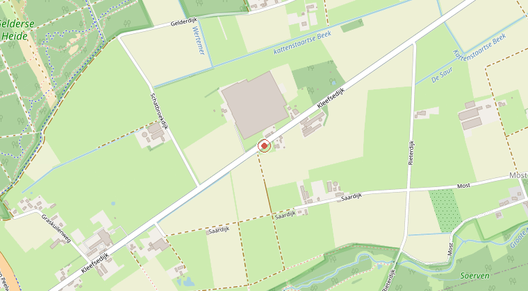 Kaart van de omgeving van de melding