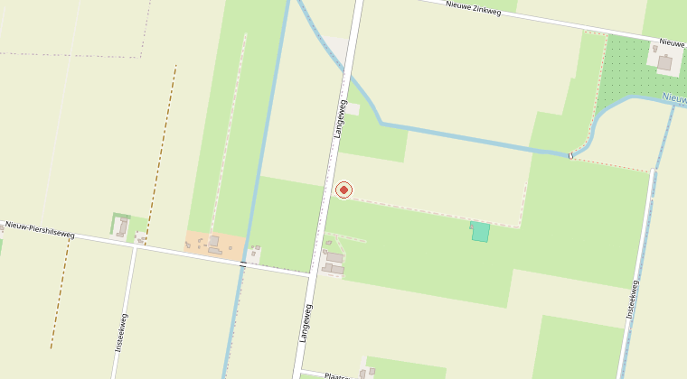 Kaart van de omgeving van de melding