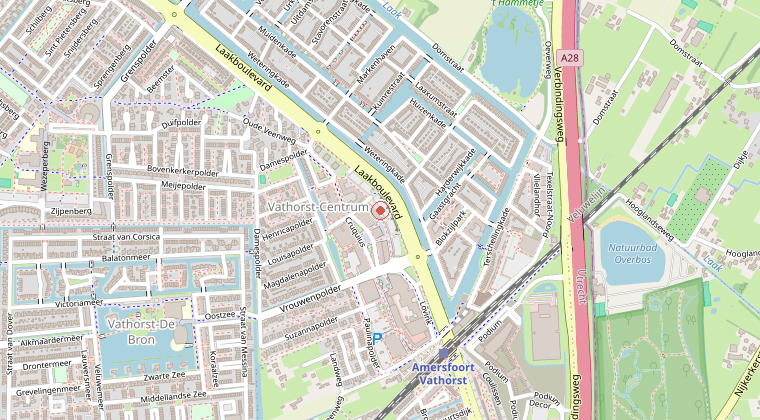 Kaart van de omgeving van de melding