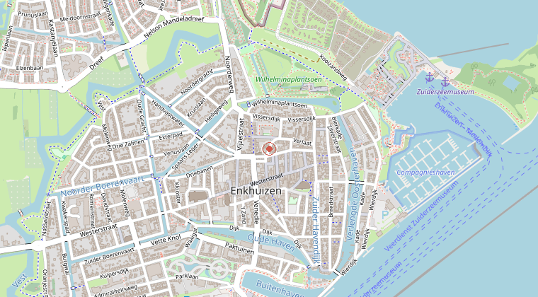 Kaart van de omgeving van de melding