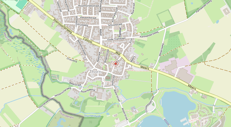 Kaart van de omgeving van de melding