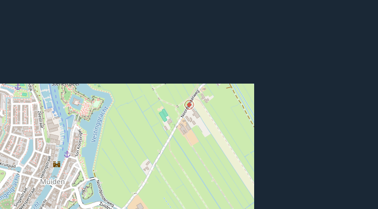 Kaart van de omgeving van de melding