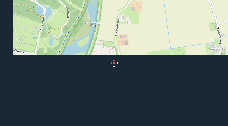 Kaart van de omgeving van de melding