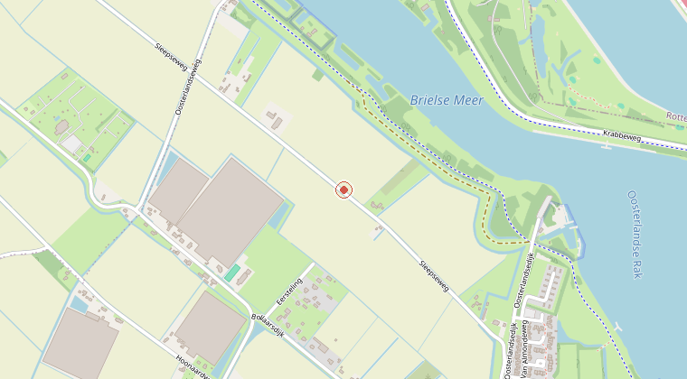 Kaart van de omgeving van de melding