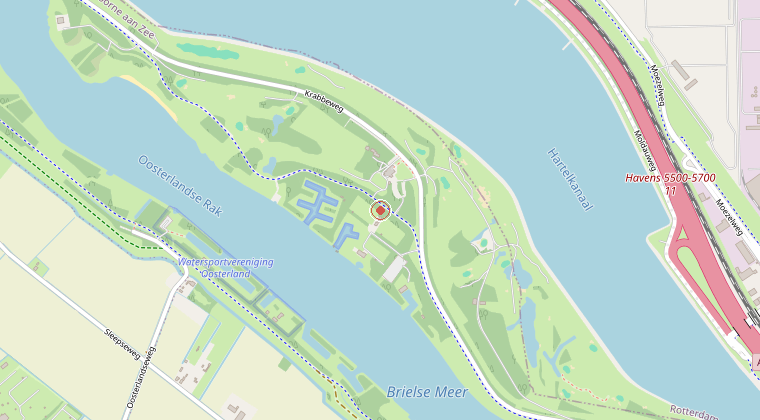Kaart van de omgeving van de melding