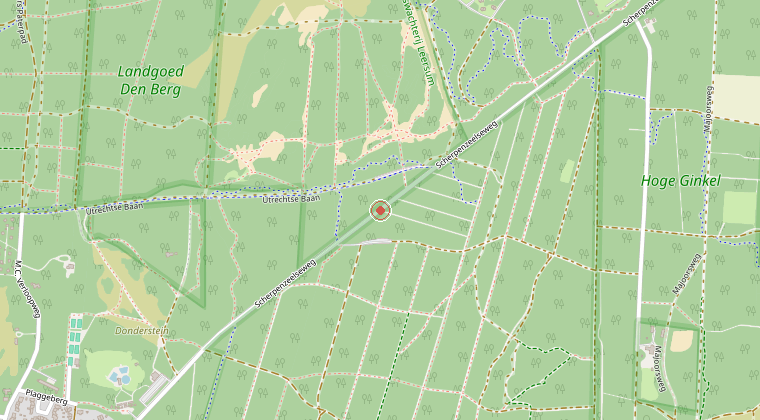 Kaart van de omgeving van de melding