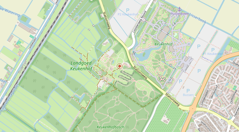 Kaart van de omgeving van de melding