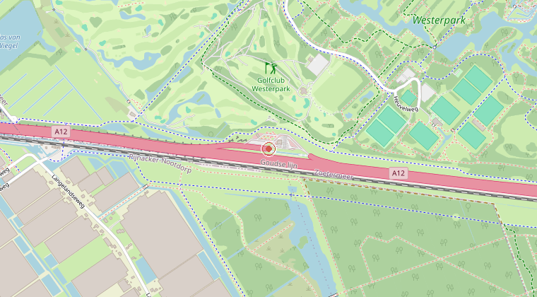 Kaart van de omgeving van de melding