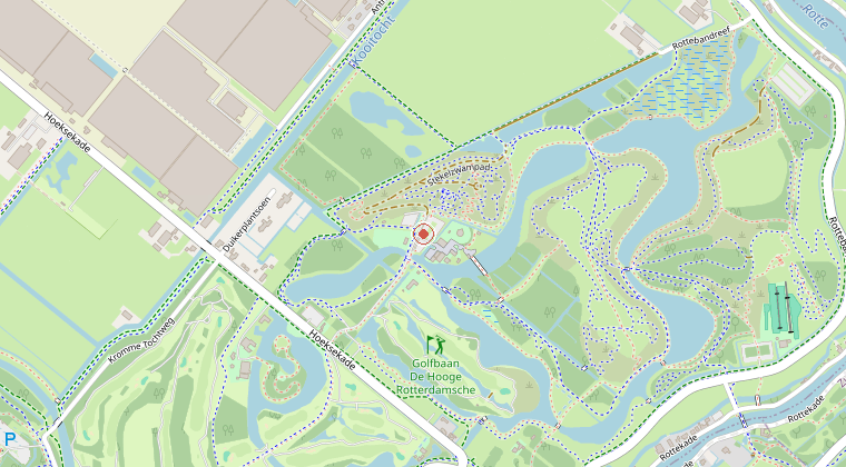 Kaart van de omgeving van de melding