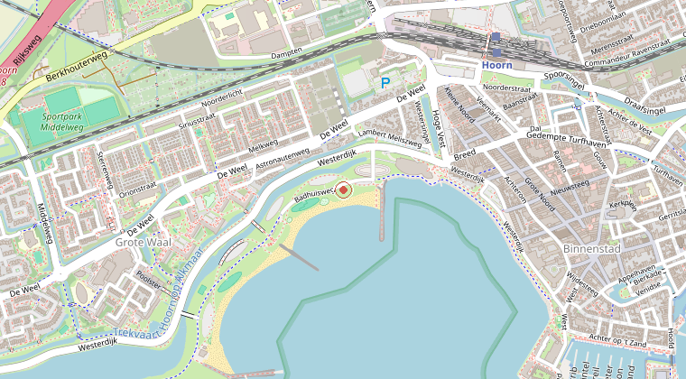 Kaart van de omgeving van de melding