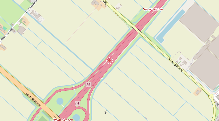 Kaart van de omgeving van de melding