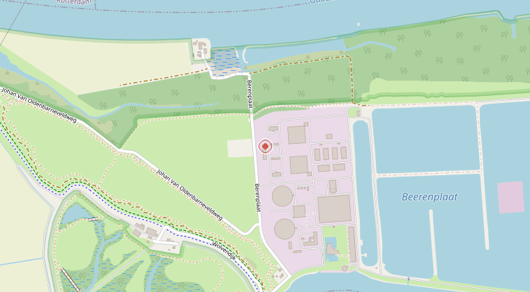 Kaart van de omgeving van de melding