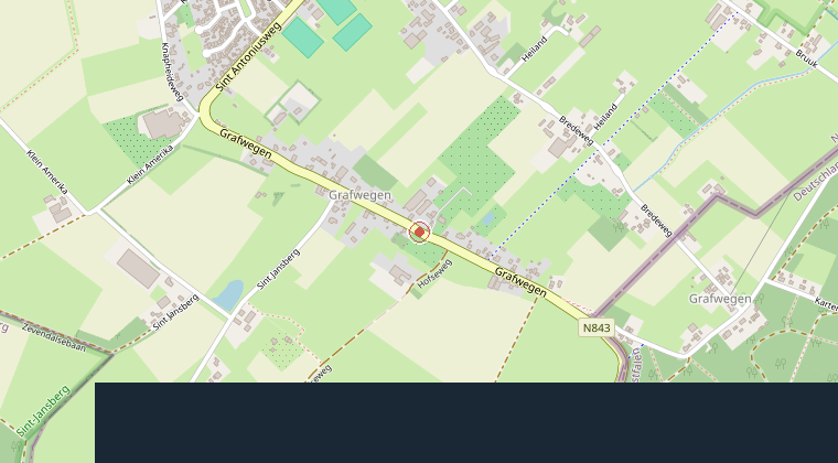 Kaart van de omgeving van de melding