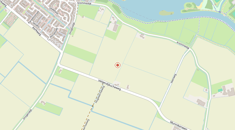 Kaart van de omgeving van de melding