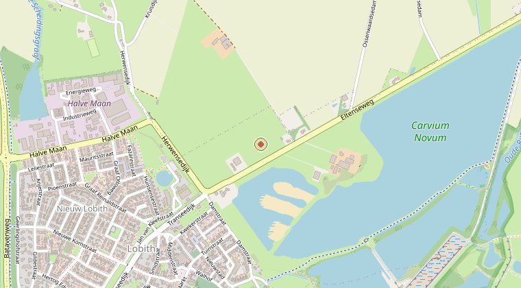 Kaart van de omgeving van de melding