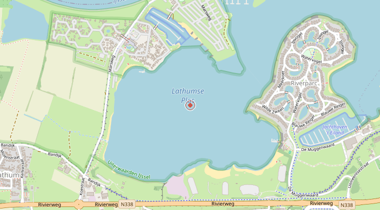Kaart van de omgeving van de melding