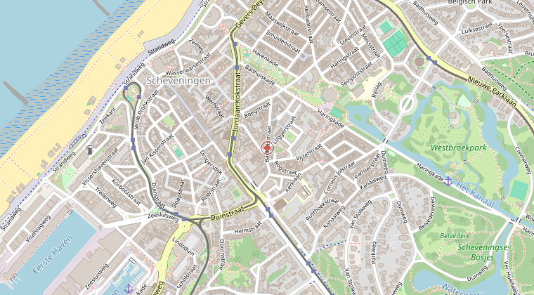 Kaart van de omgeving van de melding
