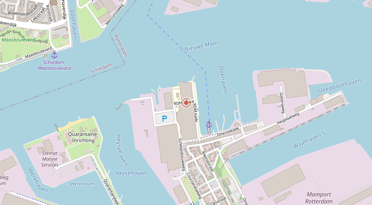 Kaart van de omgeving van de melding