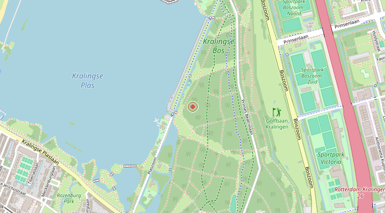 Kaart van de omgeving van de melding