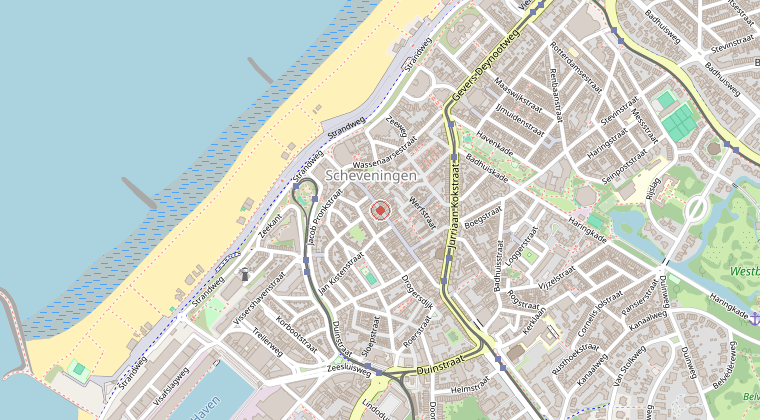 Kaart van de omgeving van de melding