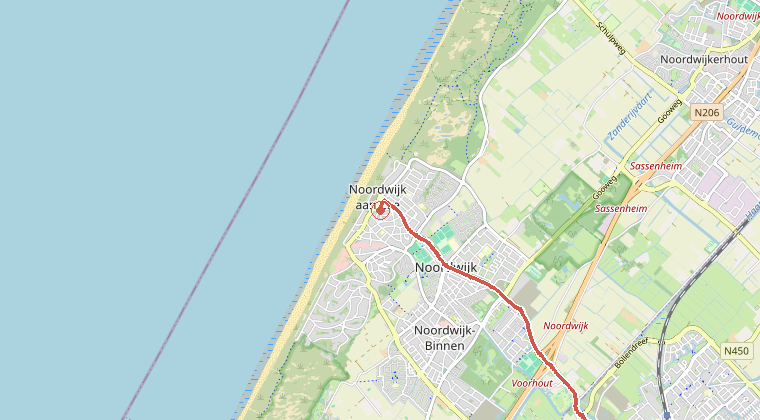 Kaart van de omgeving van de melding