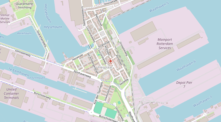 Kaart van de omgeving van de melding