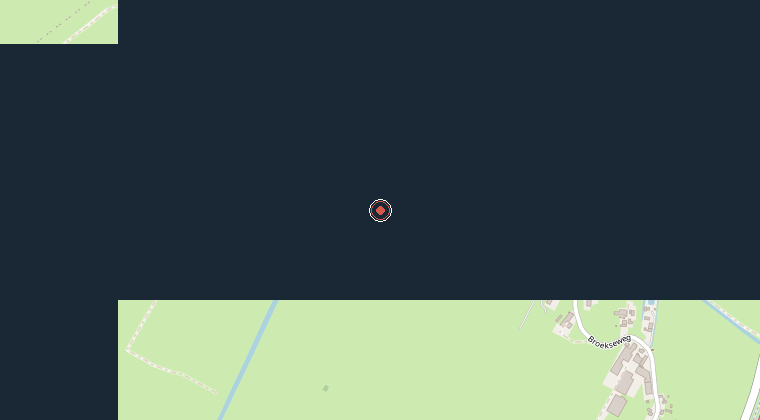 Kaart van de omgeving van de melding