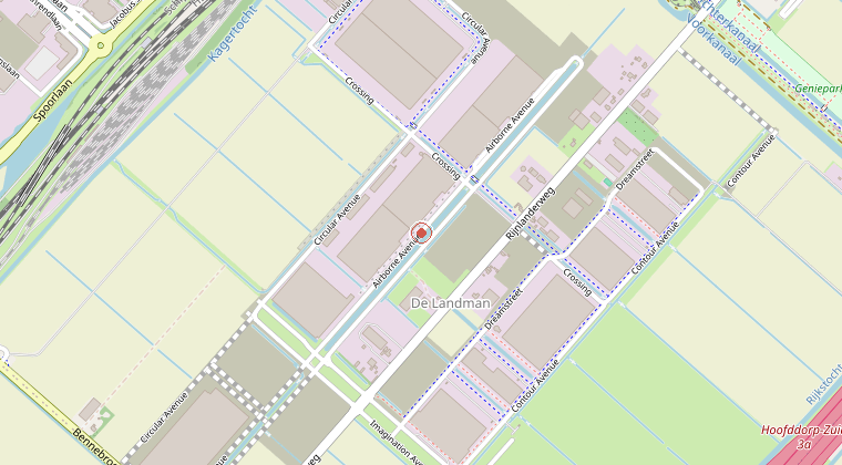 Kaart van de omgeving van de melding