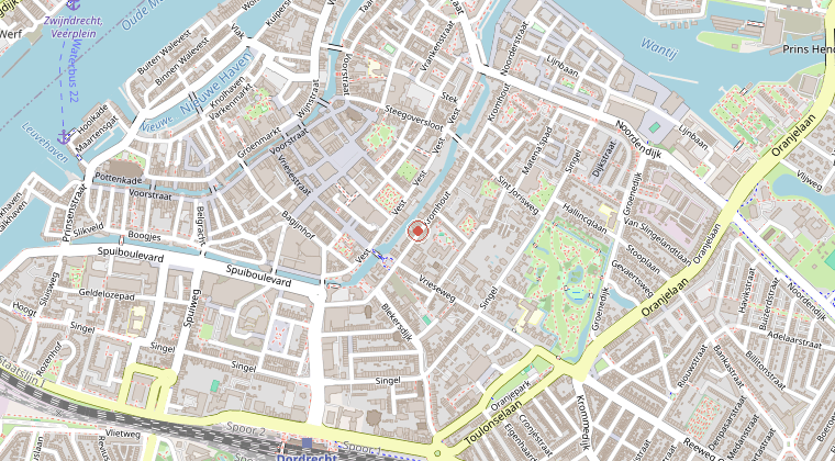 Kaart van de omgeving van de melding