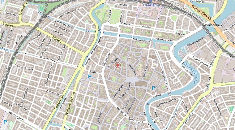 Kaart van de omgeving van de melding