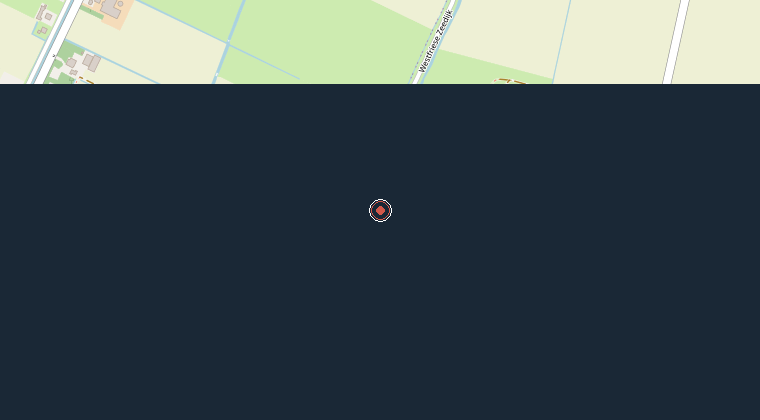 Kaart van de omgeving van de melding