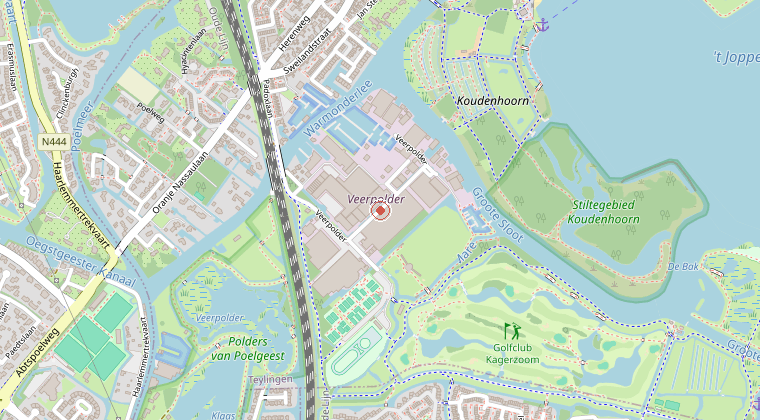 Kaart van de omgeving van de melding