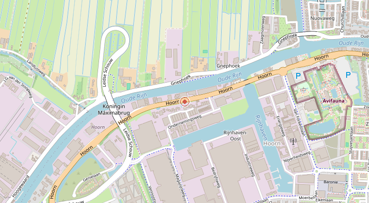 Kaart van de omgeving van de melding