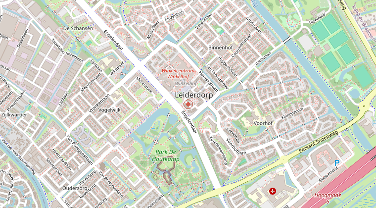 Kaart van de omgeving van de melding
