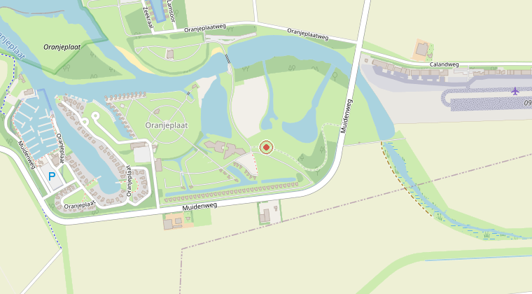 Kaart van de omgeving van de melding