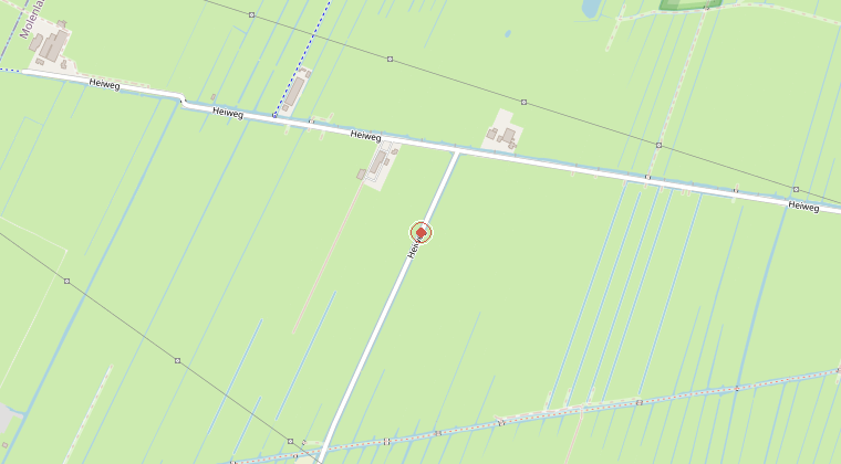 Kaart van de omgeving van de melding