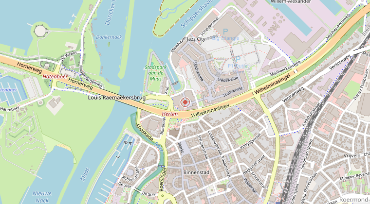 Kaart van de omgeving van de melding