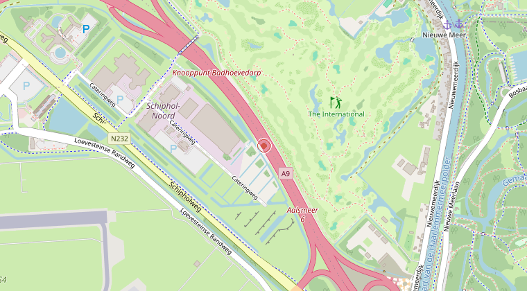 Kaart van de omgeving van de melding