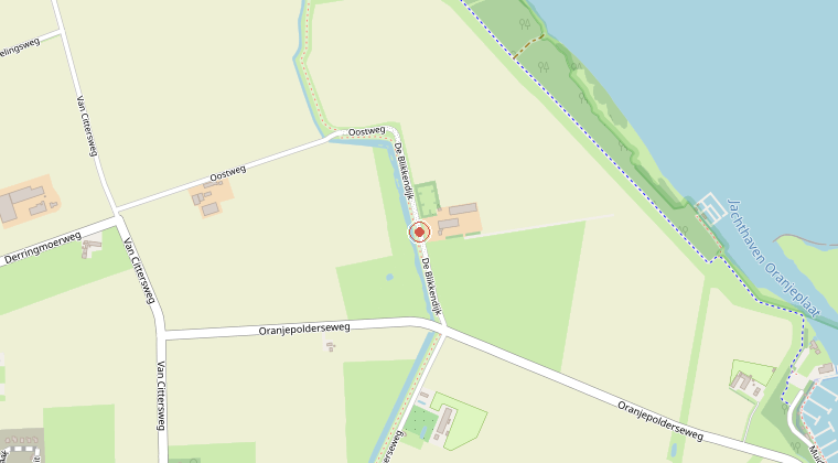 Kaart van de omgeving van de melding