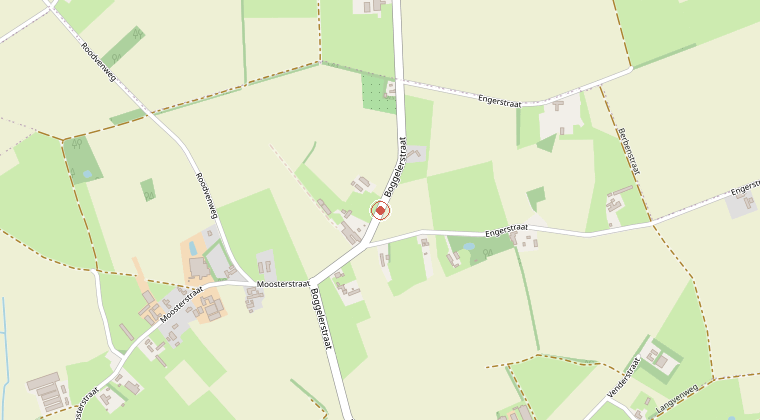 Kaart van de omgeving van de melding