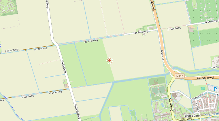 Kaart van de omgeving van de melding